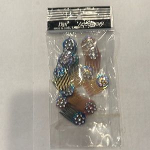 Bejeweled hair combs brand new